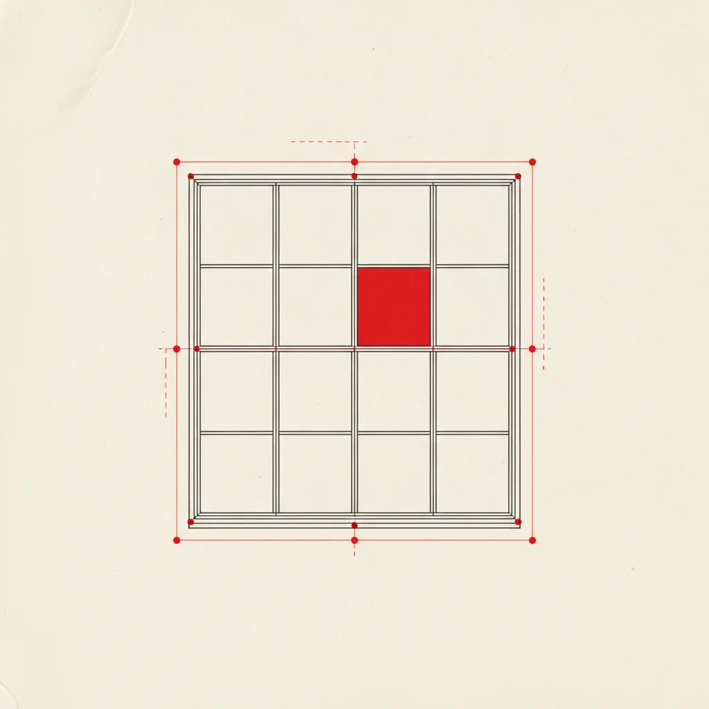 Twelve-pane style episode grid motif for 12 Panes TV.